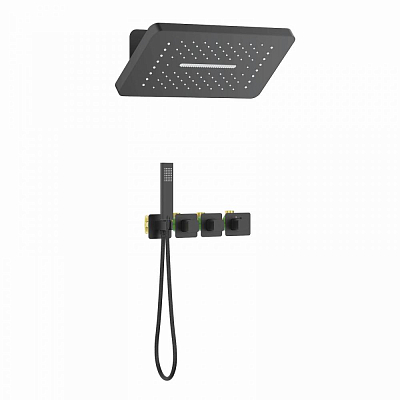Душевая система встроенная с термостатом Timo Petruma SX-5249/03SM черный 400_400_2835609